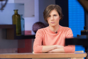 Amanda Knox during a 2014 interview. Photo: Reuters <br/>