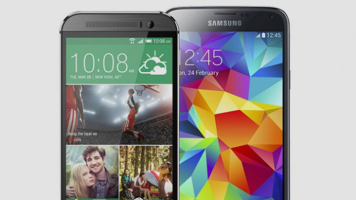 How will HTC and Samsung do this year with the Galaxy S6 versus the One M9? Photo: Appgameblog <br/>