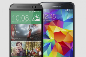How will HTC and Samsung do this year with the Galaxy S6 versus the One M9? Photo: Appgameblog <br/>