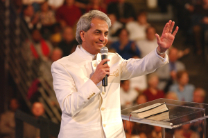 Benny Hinn has suffered some minor heart issues while crusading in Brazil, but is expected to make a full recovery. Photo: Benny Hinn Ministries <br/>