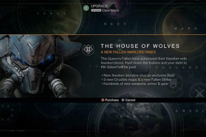 This screenshot shows off what to expect with the story of the upcoming 'House of Wolves' DLC for Destiny. Photo: Bungie/Megamanexe4 <br/>