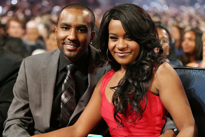 Bobbi Kristina Brown, 22, pictured with her boyfriend, Nick Gordon, 25. According to sources, the two shared a tumultuous, and often violent, relationship. Wire Image <br/>