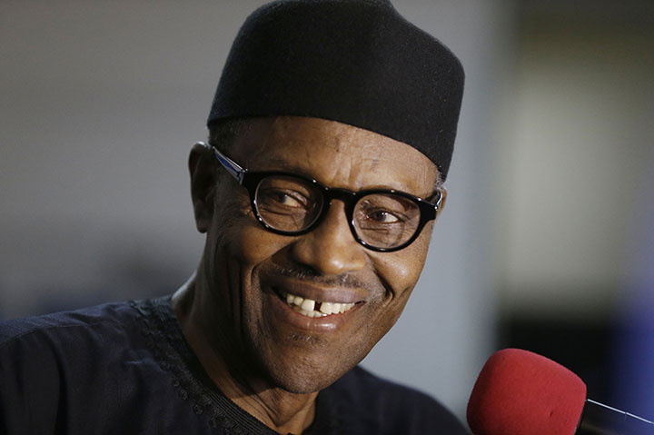 Nigeria's president-elect Muhammadu Buhari