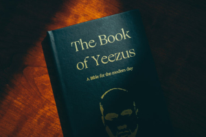 An excerpt from the controversial 'Book of Yeezus' includes the lines, ''In the beginning Kanye created the heaven and the earth… And Kanye said, Let there be light: and there was light.'' Photo: Etsy <br/>
