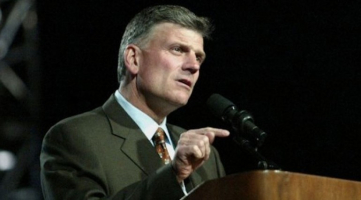 Franklin Graham, President and CEO of both Samaritan's Purse and the Billy Graham Evangelistic Association, tops the list of 