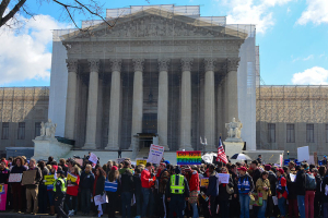 The US Supreme Court heard oral arguments Tuesday, April 28, regarding same-sex marriage. <br/>Getty Images