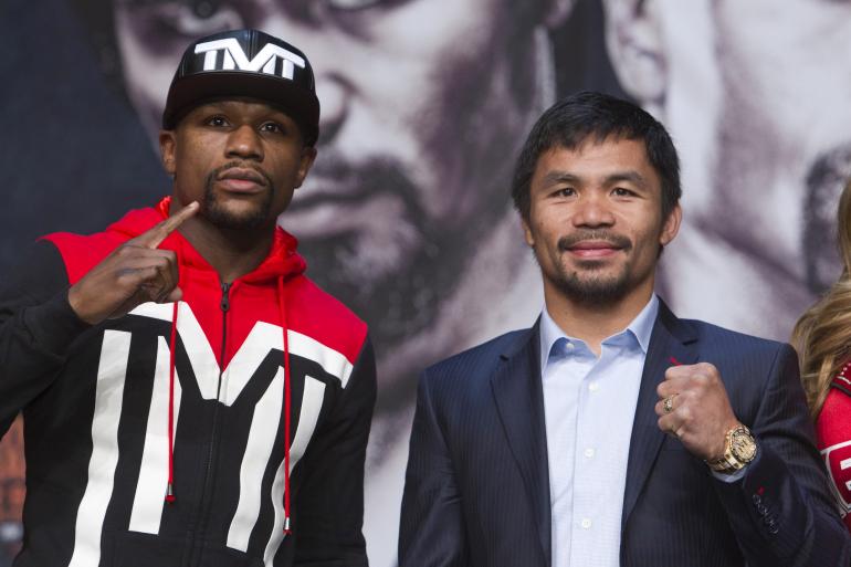 Manny Pacquiao will fight Floyd Mayweather on May 2.