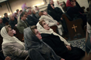 Christian women attend a New Year mass at Saint Serkis church in central Tehran on January 1, 2011. Reuters <br/>
