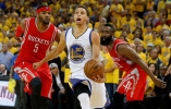 Stephen Curry and James harden - Golden State Warriors vs. Houston Rockets NBA Playoffs 2015