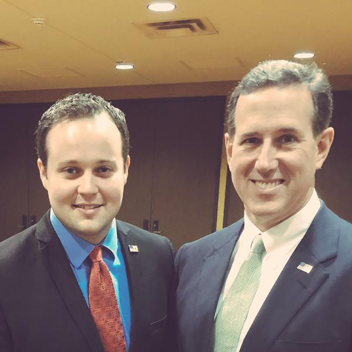 Josh Duggar and Rick Santorum