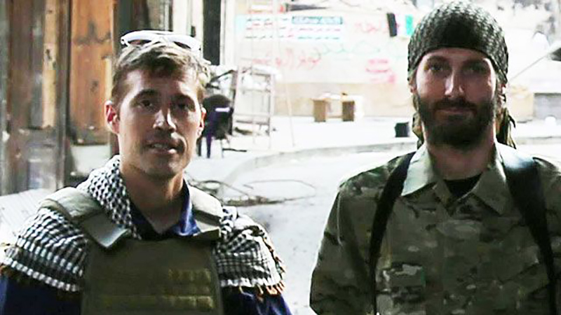 Matthew VanDyke with James Foley