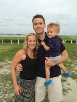 Pastor Gentry Eddings and his wife, Hadley, pictured with their son, Dobbs. <br/>Facebook/Hadley Eddings