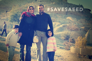 Pastor Saeed and Naghmeh Abedini pictured with their two children <br/>ACLJ