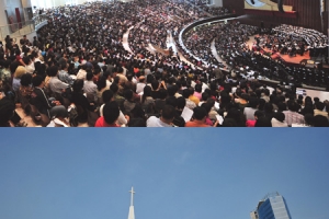 Over 4,600 people attended the opening dedication ceremony of Jakarta’s grand Katedral Mesias that covers a landscape of 600,000 square feet in the capital of Indonesia, a Muslim-majority nation, on September 20, 2008. <br/>(STEMI)