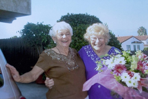 100-year-old Minka Disbrow (right) is reunited with her daughter Ruth Lee in California after being separated for 77 years<br />
 <br/>Ruth Lee