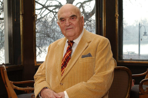 Lord Weidenfeld was a penniless five-year-old when British Quakers and other Christians fed and clothed him, and helped him reach the UK in 1938 - just one year before the Second World War. Photo: Oliver Lim <br/>