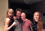 Taylor Swift with the director and cast of X-Men: Apocalypse