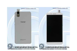 A new Huawei Honor handset with sliding camera leaked online. <br/>TENAA