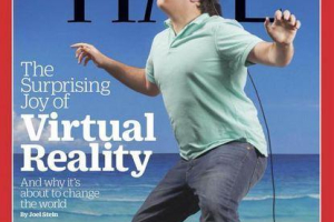 That's Palmer Luckey, inventor of the Oculus on it. <br/>Time Magazine