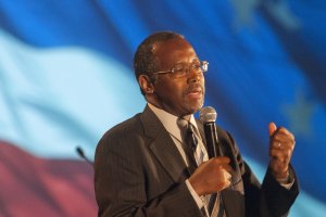 Dr. Ben Carson announced he was running for the Republican nomination in the 2016 Presidential election at a rally in Detroit, his hometown, in May 2015. <br/>Facebook/Dr. Ben Carson