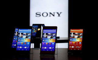 Sony's new Xperia Z4 smartphones are displayed at the company headquarters in Tokyo April 20, 2015. REUTERS/Toru Hanai <br/>