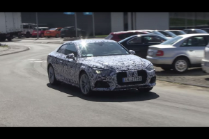 The 2017 Audi A5 has been spotted clad in camouflage while being tested in Germany.  <br/>MOTOR1 on YouTube