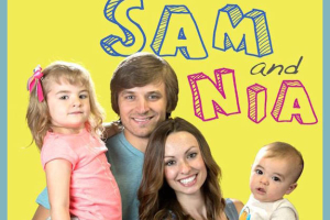 YouTube vloggers Sam and Nia pictured with their two children. <br/>Facebook: SamAndNia