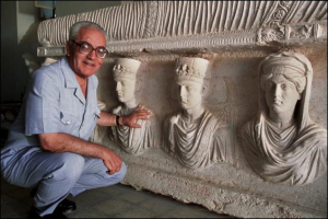ISIS fighters beheaded Khaled al-Asaad, a renowned archaeologist who served as the Director of Antiquities and Museum in Palmyra, Syria, Tuesday. <br/>Reuters