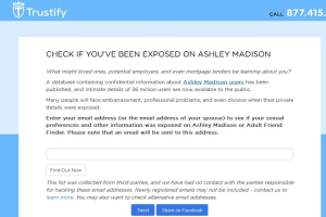 This is one way to see if a loved one has an Ashley Madison account. <br/>Trustify