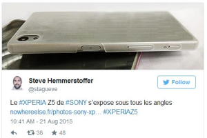 Is this the new Sony Xperia Z5? <br/>Twitter