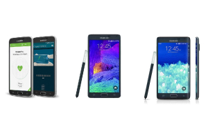 Android 5.1.1 Lollipop and 6.0 Marshmallow updates for Samsung Galaxy S5, Note 4, and Note Edge.  <br/>Samsung