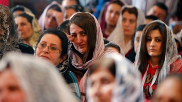 The Assyrian Christian community has faced heavy persecution from ISIS in recent months, including the kidnapping of 230 believers in Qaryatain, Syria in August. <br/>Reuters