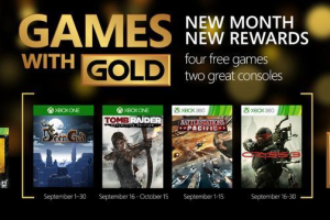 The Games with Gold available for free this September. <br/>Major Nelson