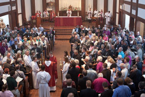 Hundreds of conservative Anglicans gathered in Bedford, Texas, for the official launch of the Anglican Church in North America on Monday 22 June 2009. <br/>(ACNA) 