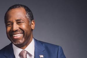 A new CNN poll finds former neurosurgeon Ben Carson rising 10 points to land in second place with 19%. <br/>Facebook/ Ben Carson