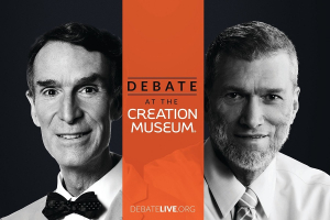 Evolutionist Bill Nye and creationist Ken Ham debated their respective views regarding the origin of the earth on February 4, 2014. <br/>debatelive.org