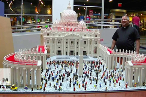 Catholic Priest Builds Replica of the Vatican Made Entirely of Legos. Youtube <br/>