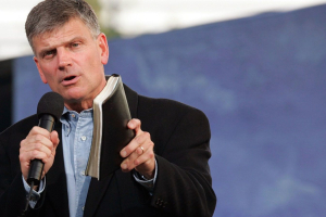 Franklin Graham is the president and CEO of the Billy Graham Evangelistic Association and Samaritan's Purse <br/>Franklin Graham