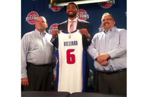 Darrun Hilliard will participate in Detroit Pistons' training camp with a mask on his face for three weeks.  <br/>Darrun Hilliard on Facebook