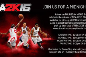 NBA 2K16 is coming.   <br/>2K Games