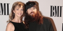 Jase and Missy Robertson family from Duck Dynasty