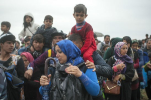 Thousands of refugees have fled the Middle East in an attempt to escape war and poverty. <br/>AP photo
