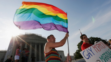 Same-sex marriage was legalized nationwide on June 26, 2015. <br/>AP photo