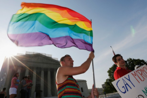 Same-sex marriage was legalized nationwide on June 26, 2015. <br/>AP photo