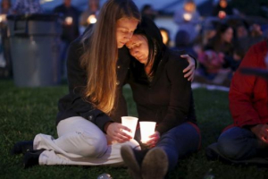 A vigil for the victims of the Umpqua Community College shooting <br/>Reuters