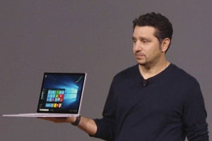 Microsoft's first in-house laptop, the Surface Book. <br/>Engadget