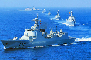 Chinese navy warships <br/>Reuters