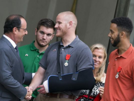 Spencer Stone <br/>(Photo: Kenzo Tribouillard, AFP/Getty Images)