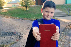 The #BringYourBible hashtag was trending across Twitter and Facebook on October 8th. <br/>Facebook