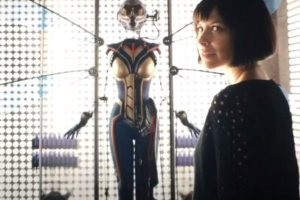 Photo of Wasp in the post-credit scene of Ant-Man. (Photo: Monkeys Fighting Robtom) <br/>